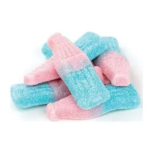 Giant Bubble Gum Flavored Gummy Bottle Shaped Bulk Candy Sour Gummy Snack Sweet gummy Candy fruity flavor