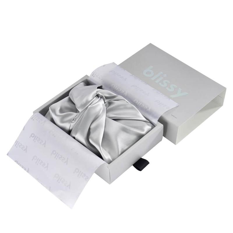 Blissy Silk Bonnet – 100% Mulberry Silk – Anti-Frizz Hair Protection – Extends Blowouts