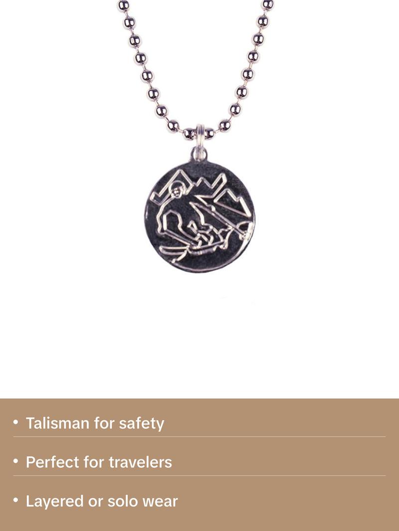 Jack's St. Christopher Necklace - Thyme/ Basil