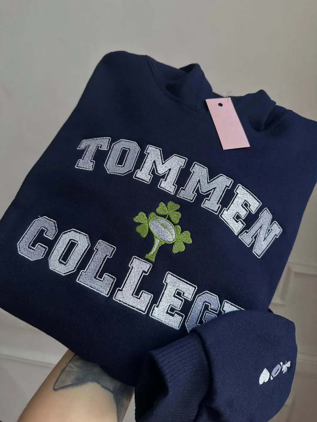 Vintage Boys of Tommen Embroidered Sweatshirt, Tommen College Crewneck, Bookish Reader Gift, Chloe Walsh Merch