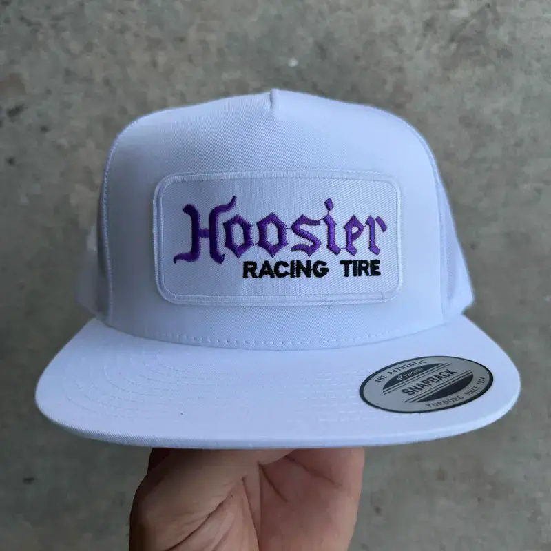 Hoosier Racing Tire Embroidered Patch Trucker Hat Retro Snapback Baseball Cap Adjustable Mesh Hat Unisex Streetwear Gift