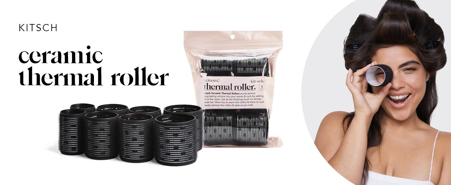Kitsch Ceramic Thermal Rollers 8pc Set