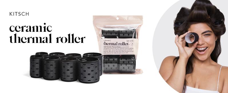 Kitsch Ceramic Thermal Rollers 8pc Set