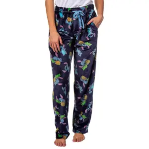 Disney Lilo and Stitch Pajama Pants Pineapple Women's Super Minky Lounge Pajama Pants