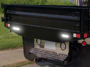 Nilight 5.5 Inch Aluminum Housing Tail Light 2 PCS 24 LED White Back Up Reverse Marker Light Surface Mount IP67 Waterproof for 10-30V RV Camper Trailer Truck Bus Boat