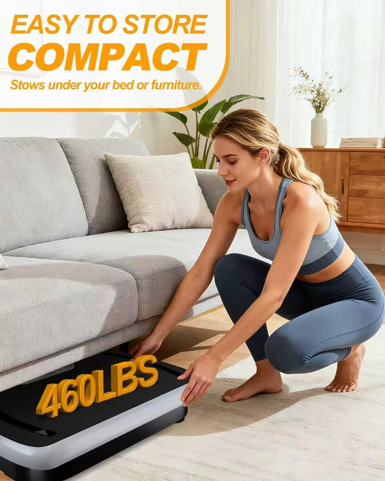 HopHorse 3D Vibrating Plate Exercise Machine with Remote Control – 1-99 Speed Levels, 5 Auto Modes, 400LB Whole Body Workout Fitness Equipment for Home Gym, Women & Men Gift