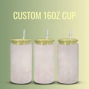 Custom 16oz Glass Libbey Cup