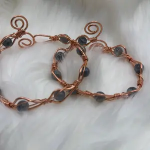 iris crystal cuff bracelet