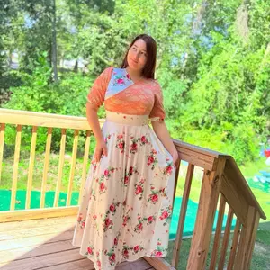 Maxi Floral Satin Dress