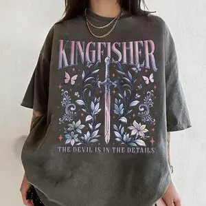 Quicksilver Kingfisher Comfort Color T-Shirt, Fantasy Bookish Shirt, Quicksilver Callie Hart Shirt, Saeris Fane Kingfisher Inspired