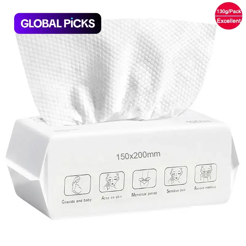 Disposable Face Towels, 1/2/4/6/8/10 Packs Soft Gentle Multi-Purpose Facial Cleansing Pads, Face Cloths for Washing Face, Facial Dry Wipes for Skincare & Makeup Removal, Face Towelettes for Hotel Use, Home Hygiene Products #GLOBAL PICKS