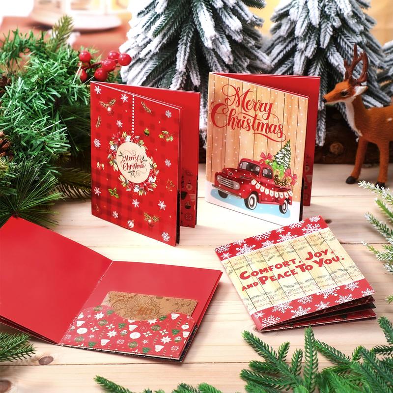 Christmas Clearance Sale Christmas Money Holders Cash Gift Envelope with 10 Slots Santa Snowmen Pattern DIY Christmas Gift Ideas Xmas Gift Card Holder for Family Friend,Christmas Valentine's Day Thanksgiving Day Anniversary Surprise Gift