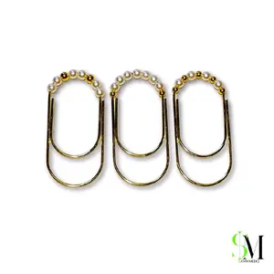PEARL ACCENT TRIO CLIPS - Charmed Paperclip