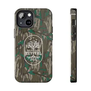Treaty Oak Revival Camouflage Phone Case, Ol School Waterfowl Camo Aesthetic For iPhone 17 16 15 14 13 12 11 X 8 Plus, Durable Accessories, Hunting Gifts Compatible with Samsung Galaxy S25