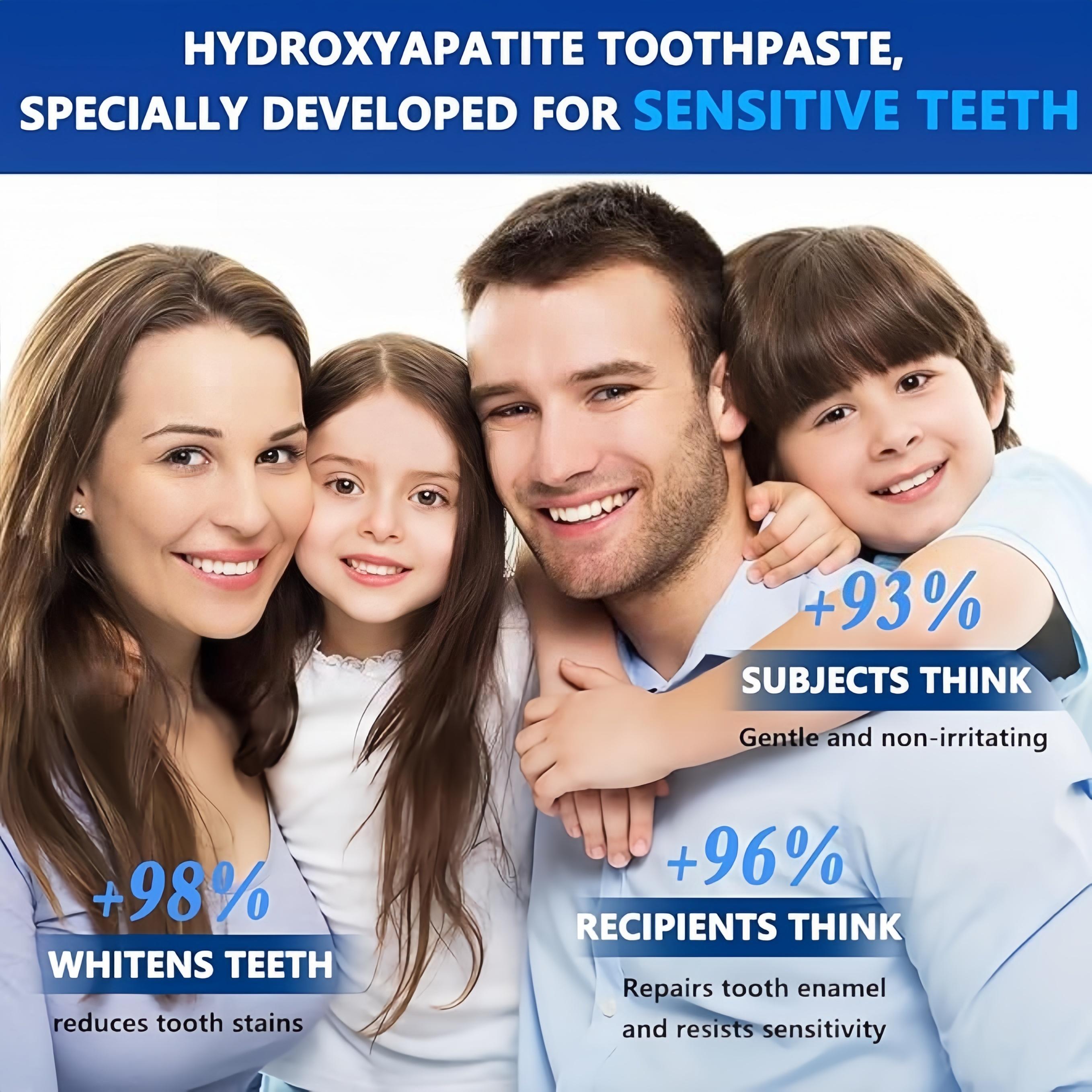 BEAMACH Hydroxyapatite Enamel Repair Toothpaste | Fluoride-Free for Sensitive Teeth | Strengthen & Whiten Naturally | 24H Cooling Mint Fresh Breath Oral Care BEAMACH Hydroxyapatite Enamel Repair Toothpaste | Fluoride-Free for Sensitive Teeth | Strengthen & Whiten Naturally | 24H Cooling Mint Fresh Breath Oral Care