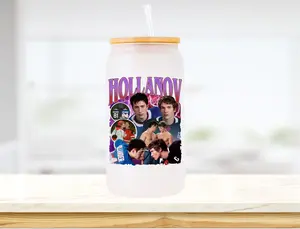 HR Collage Realistic Rivalry Themed Frosted Tumbler 16oz