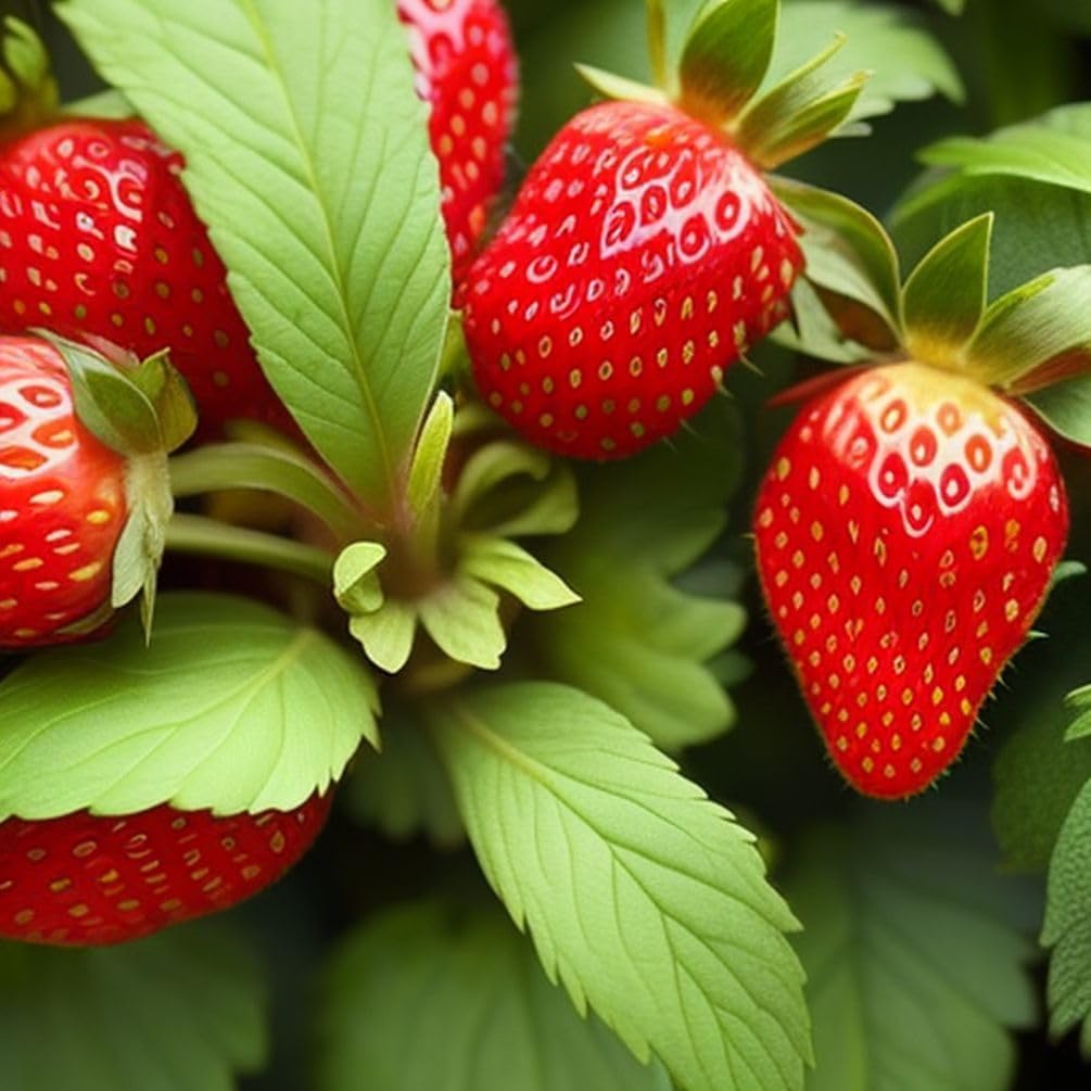 800+PCS Giant Strawberry Seeds Everbearing Fragaria Fruit Seeds