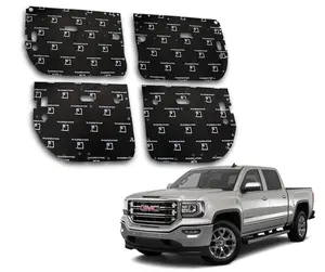 SoundSkins | 2014-2018 Sierra 4 Door Compatible Sound Deadening Vehicle Specific Kit | SSK-SIER4DR | 3 Layers (Acoustic Foam, Foil, Rubber Butyl), 30 sq ft