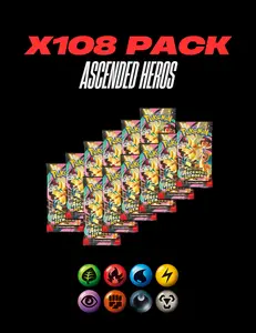 *LIVE RIP* POKEMON x108 PACK ASCENDED HEROES ENERGY BREAK SPOT