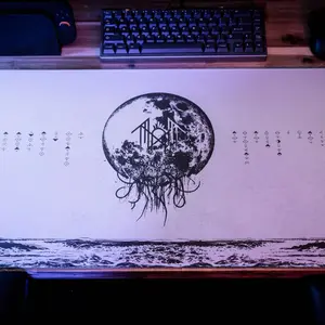 Sleep Token "Eden in Ruin" Deskmat  – XL Gaming Mouse Pad, Desk Mat, Long Desk Mats, Aesthetic Gaming Mousepad, Christmas Birthday Gift Idea, Anime Game Mats, Gaming Mousepad