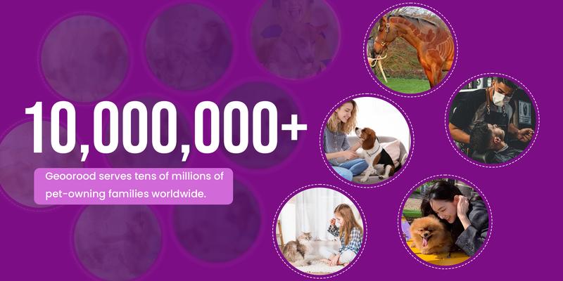 【Geoorood】 Geoorood Dog Grooming All-in-One Kit with Vacuum Brush 2.5L Large Pog, Stainless Steel Blades Lightweight Design 13KPa Suction Force Portable Cleaning Set #February Stock Up