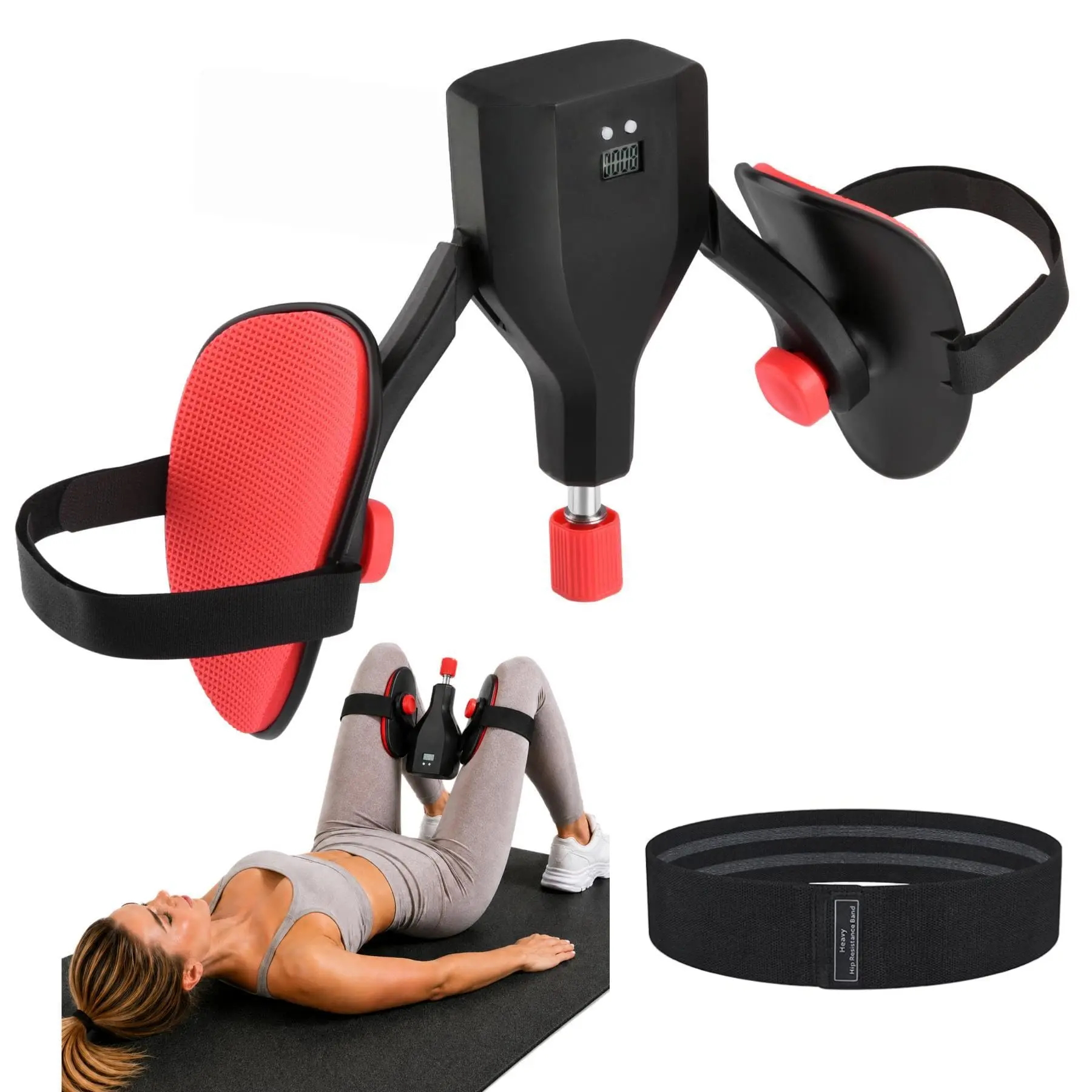 2026 New Inner Counting Kegel Pelvic Floor Trainer with Counting Display Screen, Leg Exercise Equipment, Inner Thigh Shaper /Arm Sculptor, Compact Fits Home or Office, Unisex Home Fitness Gift