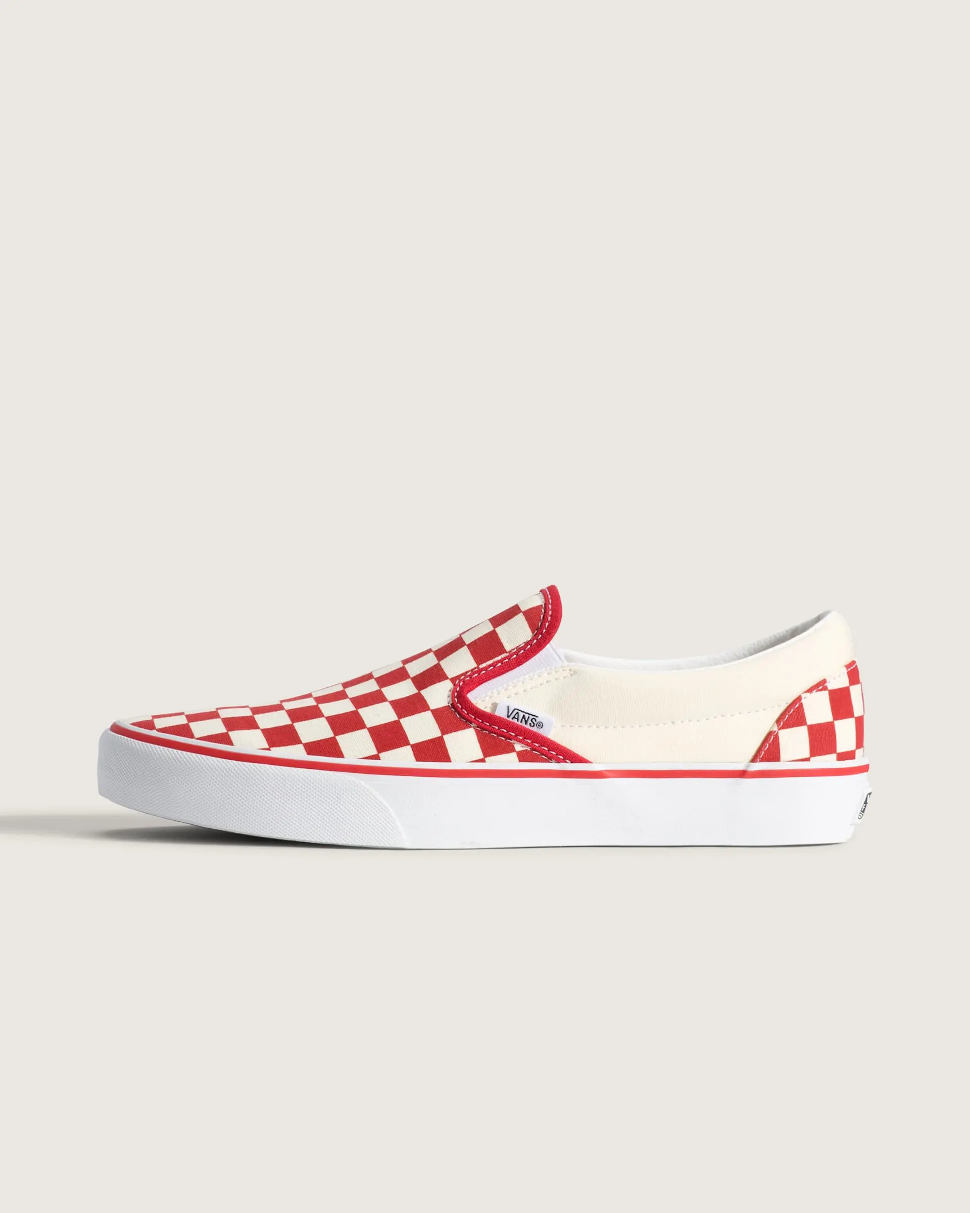 Checkerboard Racing Red / White