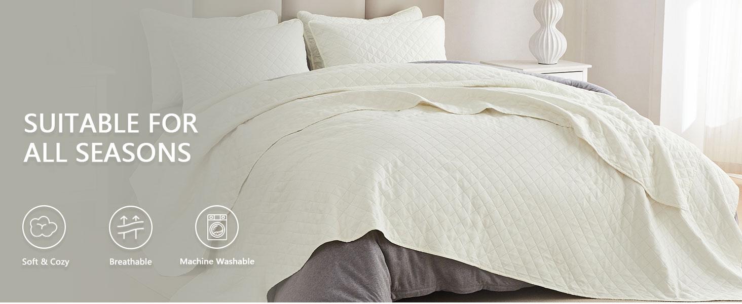 Homelike Momen Quilt Set Bedding Sets, Bedspreads Lightweight Olive Green Quilts Set Soft Coverlet for All Season Diamond Pattern, Cozy vibes Homelike Momen Quilt Set Bedding Sets, Bedspreads Lightweight Olive Green Quilts Set Soft Coverlet for All Season Diamond Pattern, Cozy vibes