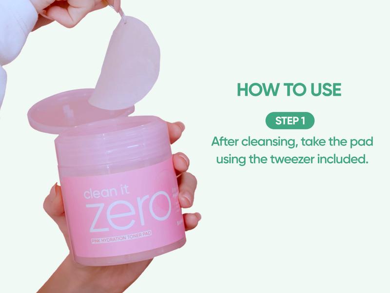 Banila Co Clean It Zero Green Peel Toner Pad - Vegan Dual Sided Toner Pad for Exfoliating Dead Skin Cells and Unclog Pores Skincare Smooth