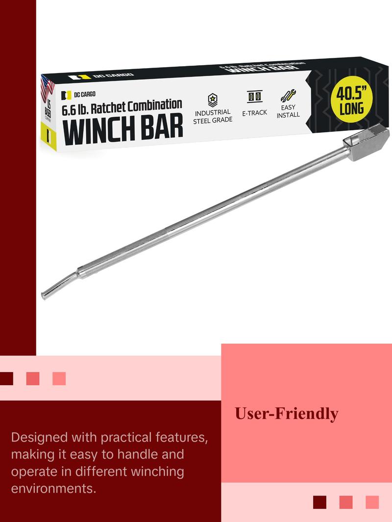 Combination Winch Bar - Square Head