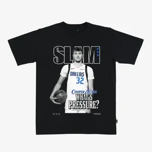 Cooper Flagg “What’s Pressure?” Basketball T-Shirt – Black Graphic Tee Featuring Dallas #32 College Hoops Star Design