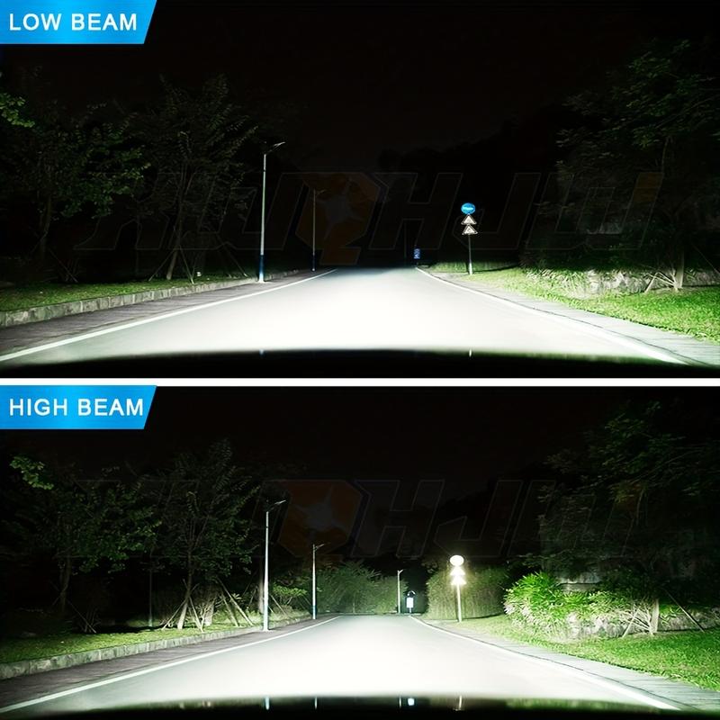 4Pcs Super Bright LED Headlights 120000LM 6000K Daylight White | Fog Penetrating High/Low Beam 9005+H11/9005+9006/H11+H11 | IP67 Waterproof Aluminum Alloy Plug and Play Car Headlight Bulbs Upgrade Kit  led lights