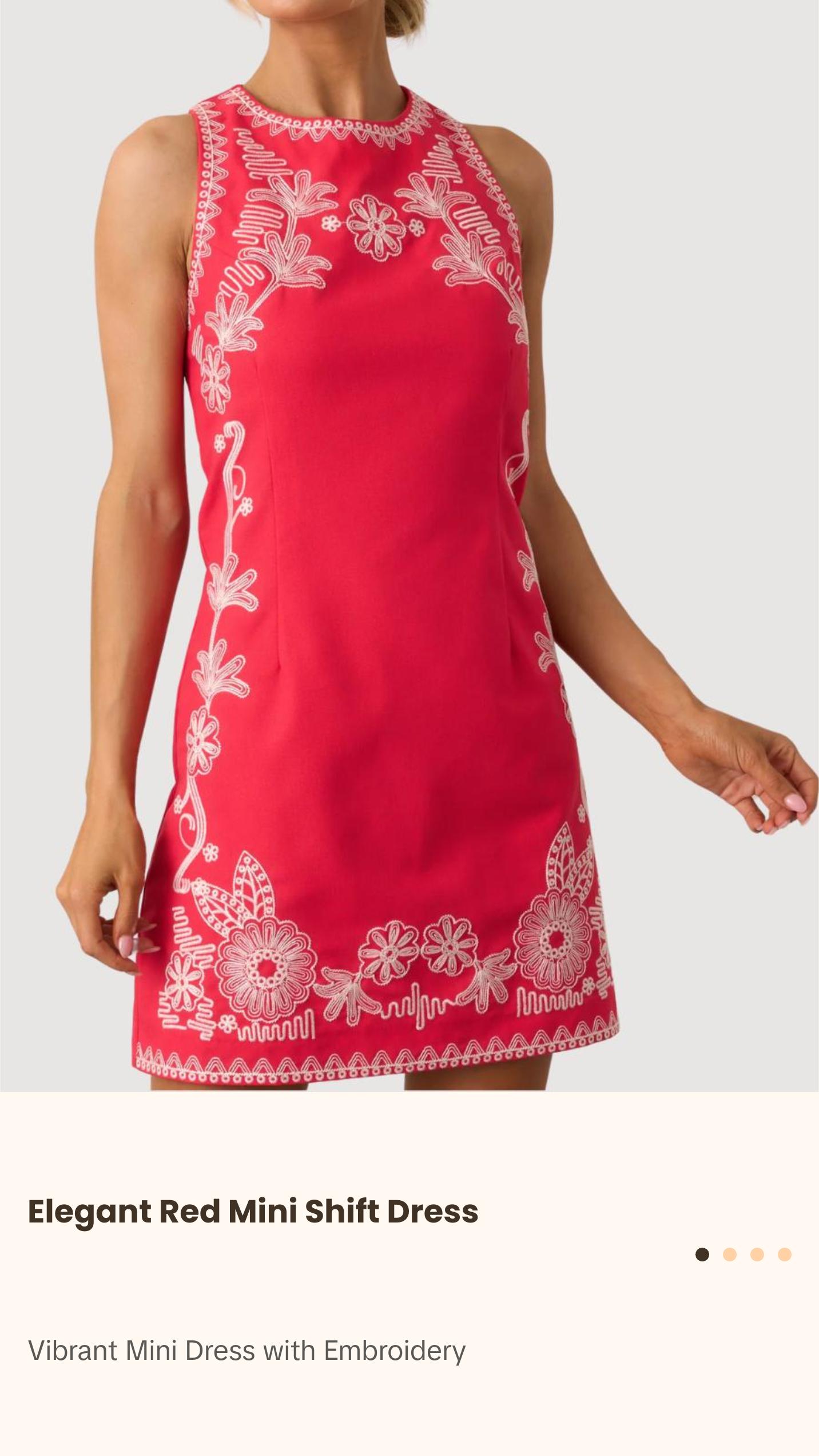 Vacation Ready Shift Dress