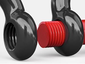 Nilight 2 Pack Small Shackles 5/8" D-Ring Shackle 3.25 Ton (7165 Lbs) Capacity Heavy Duty Off Road Recovery Shackle Kit for Cars and Other Applications for Tie Downs, Black Red Nilight 2 Pack Small Shackles 5/8" D-Ring Shackle 3.25 Ton (7165 Lbs) Capacity Heavy Duty Off Road Recovery Shackle Kit for Cars and Other Applications for Tie Downs, Black Red