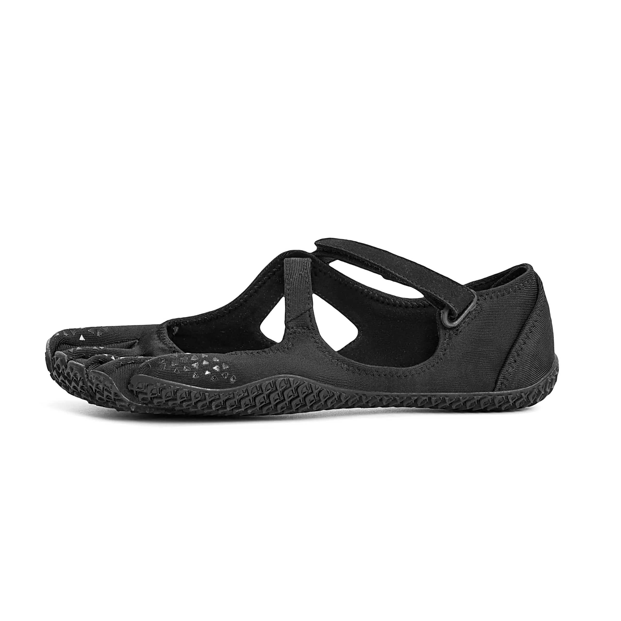 SOVANYOU Five Finger Shoes for Women Sneaker Gym Ballet Flats Comfortable Hook and Loop Strap Barefoot Tabi Glove Shoe Anti-Slip