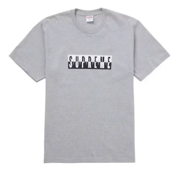 Supreme Split Tee Heather Grey - M, L, XL, XXL
