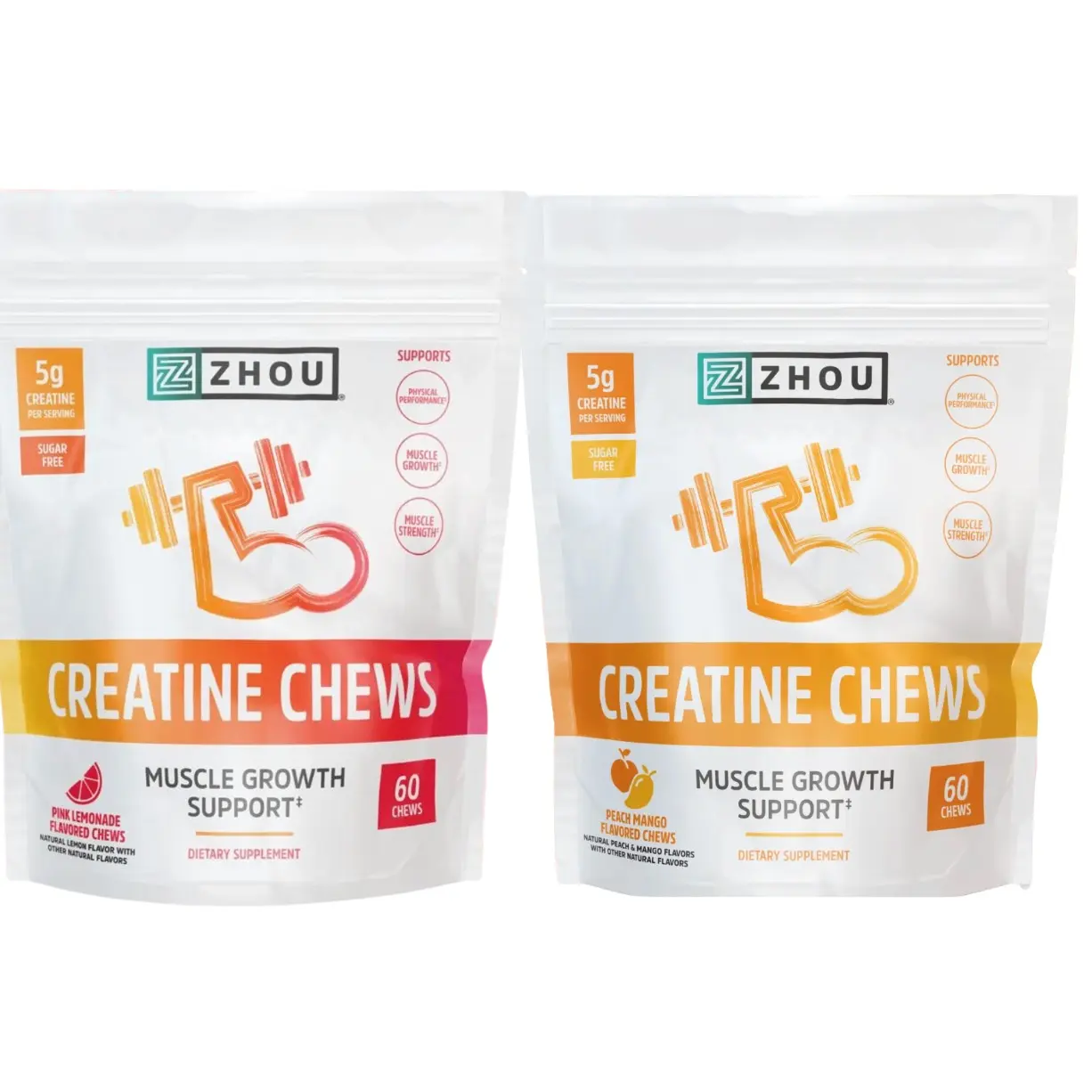 Pink Lemonade + Peach Mango