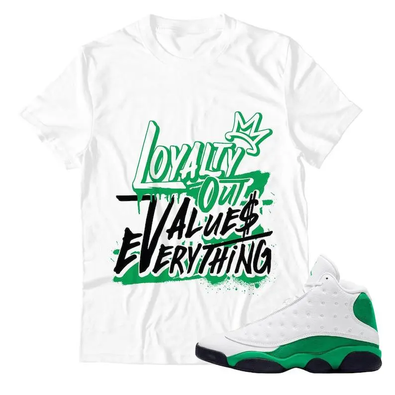 Sneaker NEW L Unisex Shirt, Jordan 13 “Lucky Green”