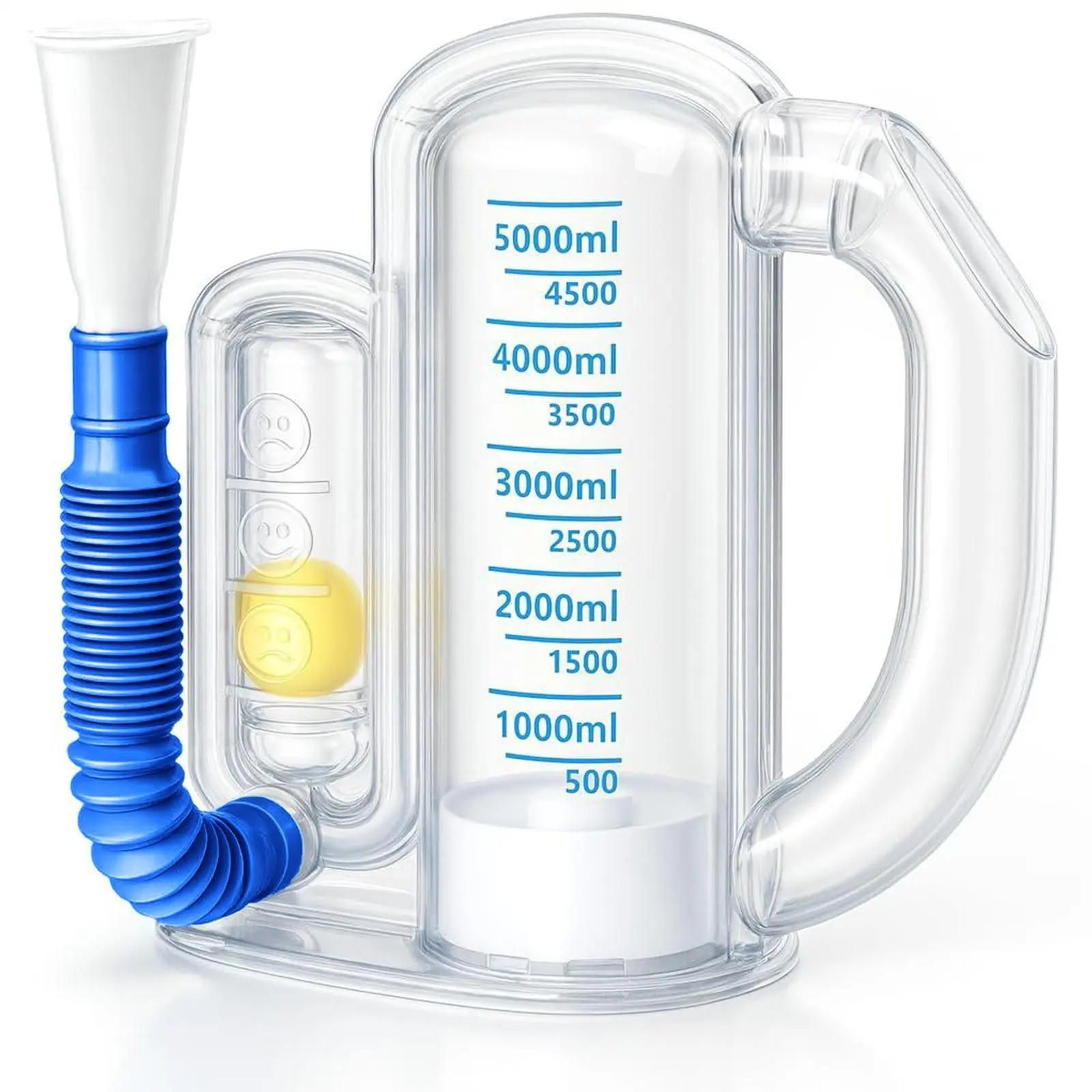 Multifunctional Breathing Trainer, Lung Capacity Training, Lung Function Test & Exercise, Improved Lung Function, Combined Training & Detection, Training Equipment, Exercise Gear, Training Tool