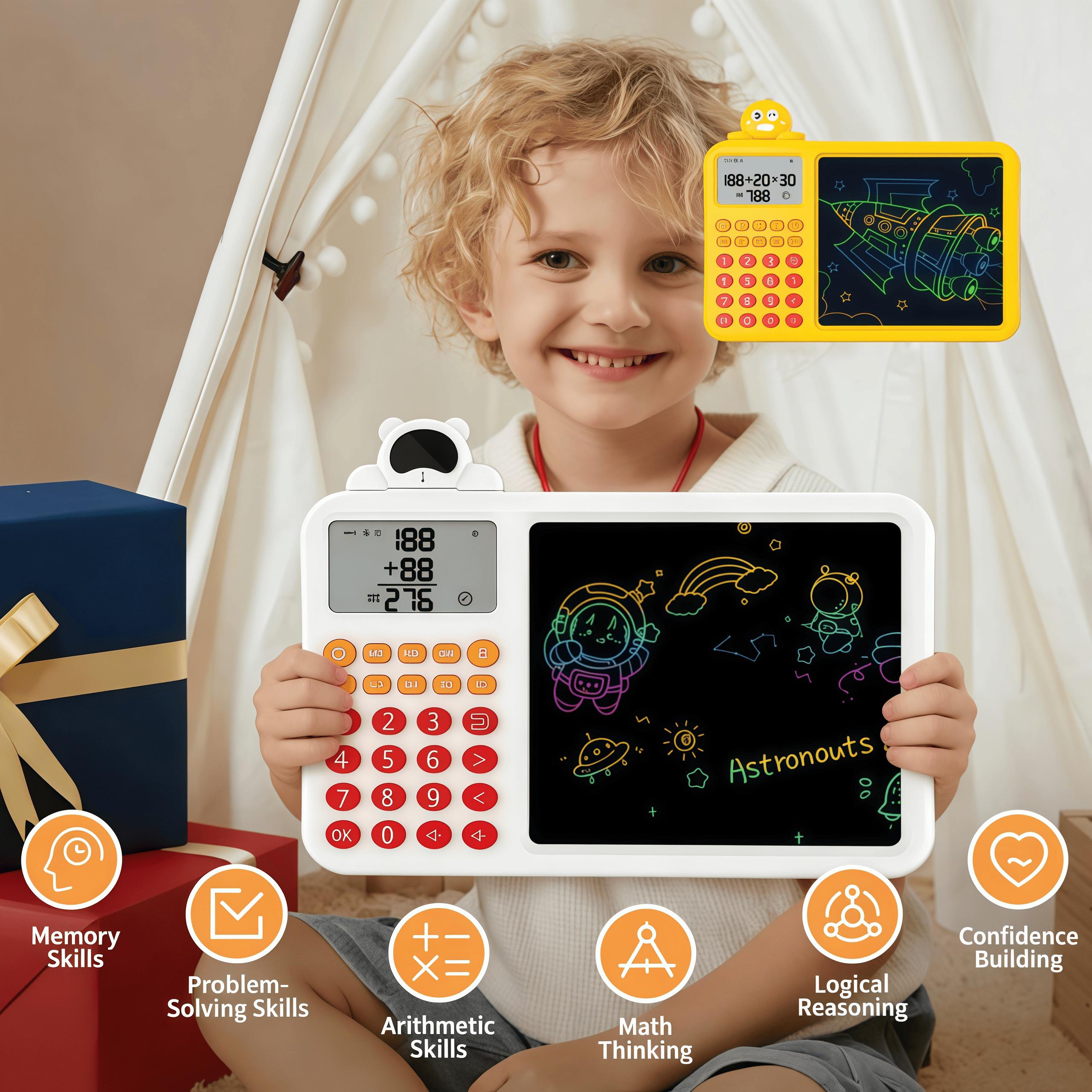 Interactive STEM Math Toy for Kids | Fun Electronic Learning Game to Build Thinking & Calculation Skills | Perfect Educational Gift for Home or Travel