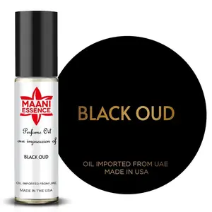 FRAGRANCE OILS Black Oud Roll on Perfume body oil fragrance, Concentrated Grade Parfum Oil, Roll on attar