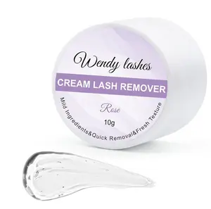 Lash Remover for Lash Extensions/Lash Clusters Cream Lash Glue Remover 10g Effectively| Low Irritation for Sensitive Skin Lash Extension Remover Easy Removal(Rose)