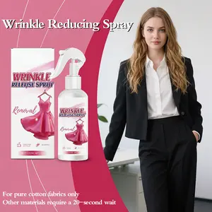 Wrinkle Releaser Spray | All In One Wrinkle Release Spray, Odor Eliminator, Static Remover | Fabric Refresher & Ironing Aid for Clothes | 4.3 Fl Oz, Fresh Scent,For pure cotton fabrics only Other materials require a 20-second wait