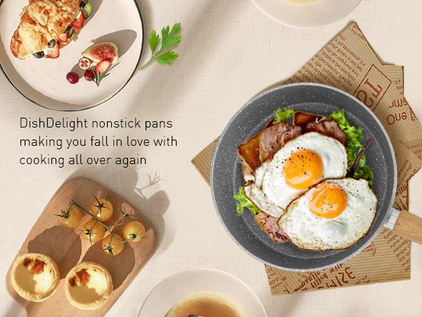 Kitchen Academy 17 Pieces Induction Cookware Set with Nonstick Cooking Pans, Includes Pan, Baking Form & More Springtok Multicolor Pot Cast Iron Skillet