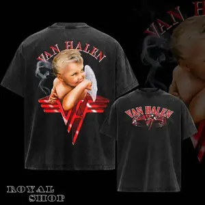 Vintage Van_Halen 1984 Album Cover Classic 2 side t-shirt ,Van Halen shirt ,T-shirt with double print, cotton street fashion pattern, Vintage Tee, Graphic Tees, 90s graphic tees, Unisex T-Shirt, Gift For Men Women