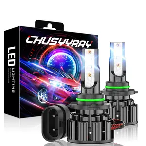 Bombillos LED Focos Para Auto Carro 9006 Luz De Coche Faros Faro Delanteros 2 PK Led Headlight Bulbs Headlight Restoration Kit