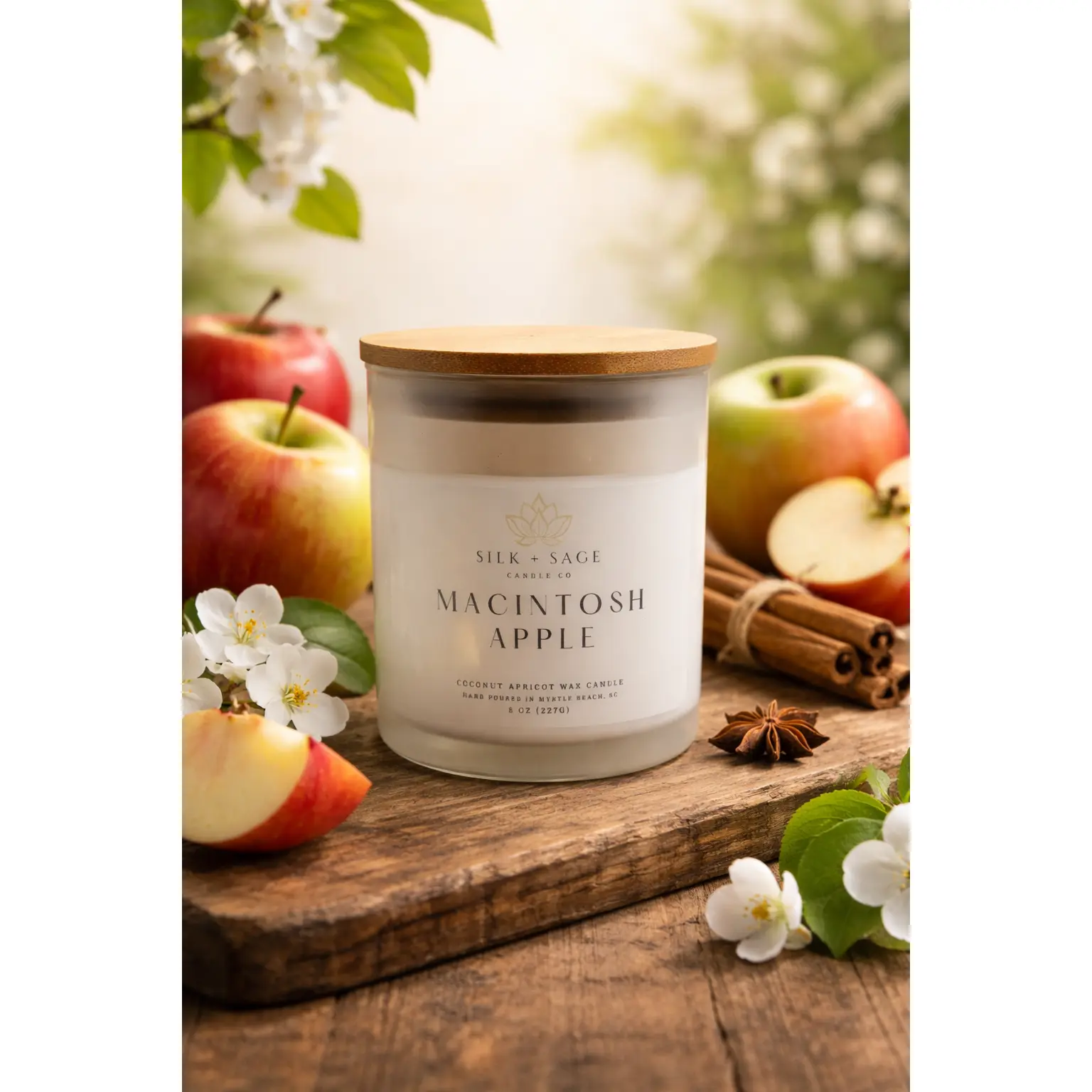 Macintosh Apple Candle