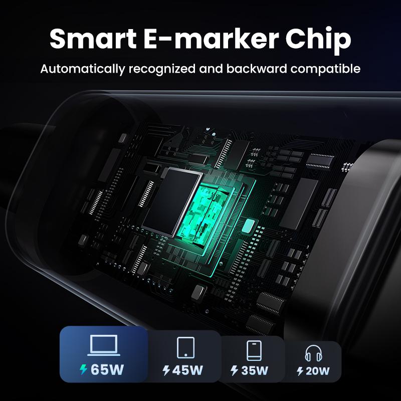 UGREEN Uno 100W/65W/30W Robot Charger Bundle with 100W 3.3 FT Fast Charging Cable, Fast Charging for Macbook, iPhone 17/16 Pro Max, Samsung,September Restock，TikTokShopBlackFriday ,TikTokShopJumpstartSale