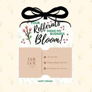 Spring Gift Tag | Gift Card / Business Card Insert