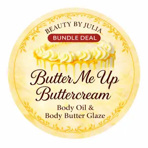 Butter Me Up Buttercream Body Glaze and Body Oil Bundle Deal